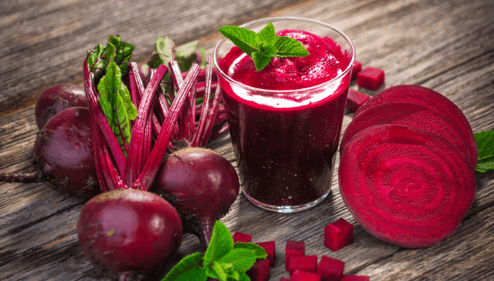 Beets and beet smoothie