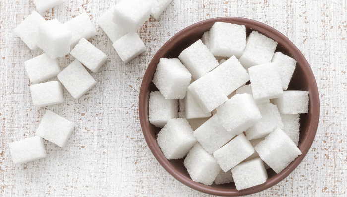 Cubes of sugar