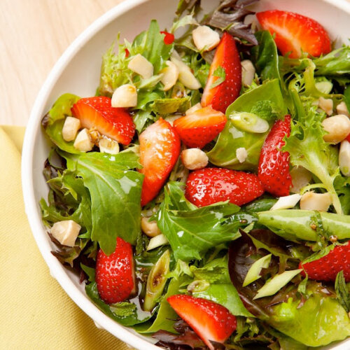 Spring Greens Strawberry Salad Recipe Dr. Trevor Cates®